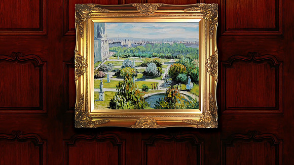 The Tuileries by Claude Monet